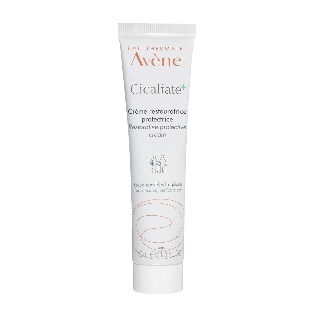 Eau Thermale Avene Cicalfate+ Restorative Protective Cream, wound care, reduce appearance of scars, doctor recommended, zinc oxide, tube, 1.3 fl. oz.
