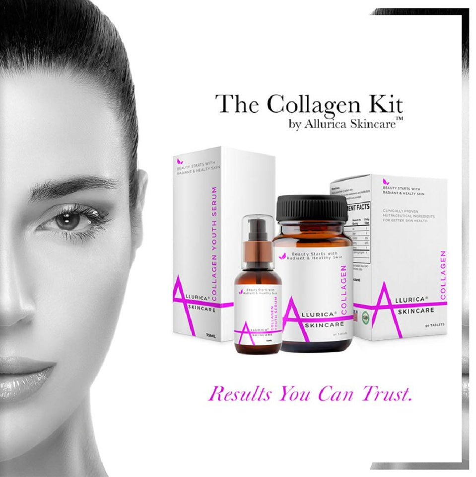 Collagen Peptides Vitamin C Facial Serum, Best Anti-Aging Collagen Face Serum To Reduce Wrinkles 30ml
