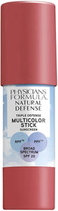 Physicians Formula Natural Defense Triple Defense Multicolor Stick SPF 20 Natural Rose