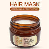 2 Pack Magical Hair Treatment Mask, Advanced Molecular Hair Roots Treatment Professtional Hair Conditioner, 5 Seconds to Restore Soft Hair, Instantly Service the Dry and Rough Hair Ends-60ml (2pcs)