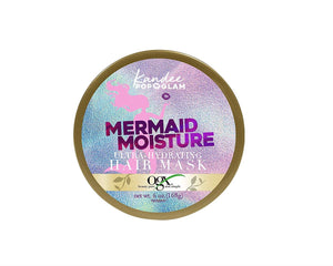 OGX Kandee Johnson Collection Mermaid Moisture Deep Conditioning Hair Mask for Color-Treated Hair, Sulfate-Free Surfactants Moisturizing Treatment for Dry Damaged Hair, 6 oz