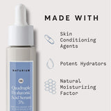Quadruple Hyaluronic Acid Serum 5% - 1 oz, Deep Hydration, Extra Moisturizing, Anti-Wrinkle Concentrated Facial Serum with Pure Hyaluronic Acid At Four Molecular Weight Levels by Naturium