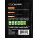 Every Man Jack Men's Natural Deodorant - Activated Charcoal | 2.7-ounce Twin Pack - 2 Sticks Included | Naturally Derived, Aluminum Free, Parabens-free, Pthalate-free, Dye-free, and Certified Cruelty Free