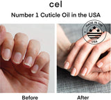 Cel MD Cuticle Oil Pen Nail Strengthener Repair Serum – Nail Repair For Damaged Nails – Helps Repair & Nourish Cracked Nails and Rigid Dry Cuticles - Set of 2