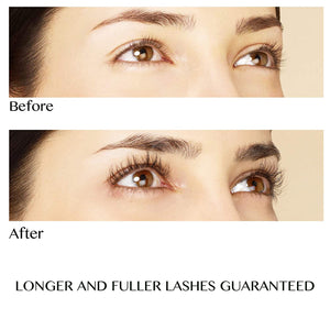 Natural Lash Growth Serum - Eyebrow Growth Enhancer - Eyelash Booster to Grow Longer Eyelashes - Lash Boost & Brow Enhancing Serum