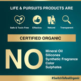 Life & Pursuits USDA Organic Amla Oil, 6.76 fl oz, for Hair Growth, with Triphala, Hibiscus