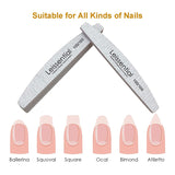Nail Files and Buffers, 100/100 Grit Nail File Set, Double Sided Emery Boards Manicure Tools for Nail Grooming and Styling