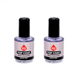 Excuse Me Quick Dry Fast Nail Polish Top Coat 0.5 oz 15ml (Pack of 2)
