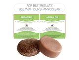 Conditioner Bars - All Natural Solid Bars Made in USA for Full and Frizz Free Hair - Minimalist Home and Travel Bar Conditioner for Hair (Fresh Citrus, Argan Oil, Unscented 3bars)