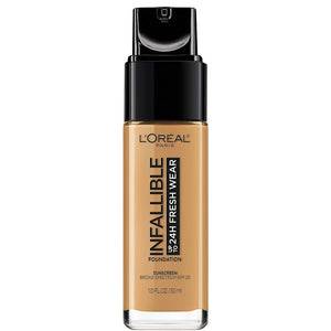 L'Oreal Paris Makeup Infallible Up to 24 Hour Fresh Wear Foundation, Toasted Almond, 1 Ounce