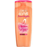 L'Oreal Paris Elvive Dream Lengths Restoring Shampoo with Fine Castor Oil and Vitamins B3 and B5 for Long, Damaged Hair, Visibly Repairs Damage Without Weighdown With System, 12.6 Fl; Oz