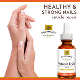 100% Natural Vitamin E Oil - For Skin, Hair and Nail Health - Nourishing Pure Vitamin E Oil For Skin - No Synthetic Ingredients, GMOs or Parabens - Cruelty Free Vitamin E Oil For Lip Gloss - 28,500 IU
