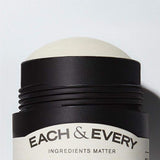 Each & Every Natural Aluminum-Free Deodorant for Sensitive Skin with Essential Oils, Plant-Based Packaging, Rose & Vanilla, 2.5 Oz.
