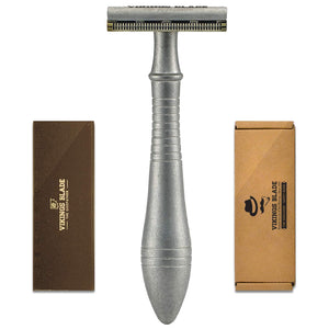 VIKINGS BLADE The Godfather 'Stonehenge' Double Edge Safety Razor (Ultra Durable 304L Stainless Steel)