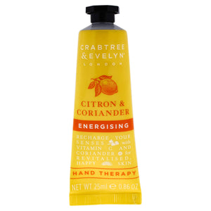Crabtree & Evelyn Citron & Corriander Energising Hand Therapy, 0.86 oz