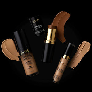 Milani Conceal + Perfect 2-in-1 Foundation + Concealer - Cool Cocoa (1 Fl. Oz.) Cruelty-Free Liquid Foundation - Cover Under-Eye Circles, Blemishes & Skin Discoloration for a Flawless Complexion