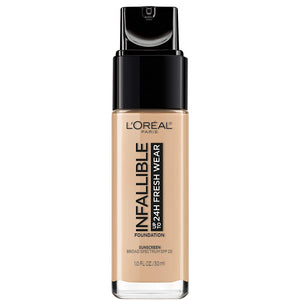 L'Oreal Paris Makeup Infallible Up to 24 Hour Fresh Wear Foundation, Beige Ivory, 1 Ounce