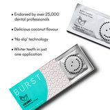 BURST Teeth Whitening Strips with Coconut Oil, 7 Treatments [Packaging May Vary]