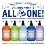 Dr. Bronner’s - Organic Sugar Soap (Lavender, 24 Ounce) - Made with Organic Oils, Sugar and Shikakai Powder, 4-in-1 Uses: Hands, Body, Face and Hair, Cleanses, Moisturizes and Nourishes, Vegan