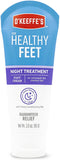 O'Keeffe's Healthy Feet Night Treatment Foot Cream (Pack of 2), White, 2 Pack (103011)