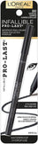 L'Oreal Paris Makeup Infallible Pro-last Pencil Eyeliner, Waterproof & Smudge-resistant, Glides On Easily To Create Any Look, Black shimmer, 0.042 Ounce