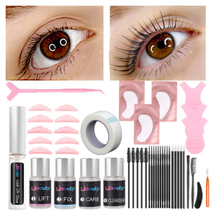 Lash Lift Kit Professional, Brow Lamination At Home, 5 Minutes Eyelash Perm With Strong Glue, KERATIN Perming With Strong Glue All In 1, Be Eye Voluminous 8 Week More Than 8 Applications