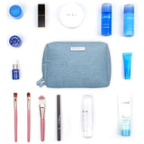 Small Makeup Bag for Purse Travel Makeup Pouch Mini Cosmetic Bag for Women Girls (Small, Sky Blue)