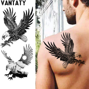 VANTATY 10 Sheets Realistic Tiger Temporary Tattoos Animals For Men Body Armband Soldier Fake Tatoo Stickers For Women Scorpion Wolf Deer Elk Eagle Bear Dot Adults Forearm Tattoos Girls Kids Teens.