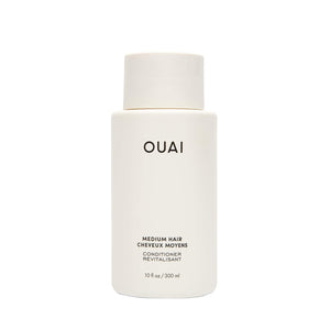 OUAI Medium Conditioner. Strengthening Keratin, Nourishing Babassu and Coconut Oils and Kumquat Extract Leave Hair Hydrated, Shiny and Smooth. Free from Parabens, Sulfates and Phthalates (10 oz)