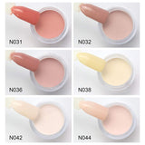 CUPCICI Dipping Powder Kit 3 in 1 for Dip Nails Design Builder Powder with 6 Color 10 Ml No Liquid Primer UV Light(Nude)