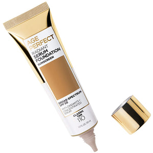 L'Oreal Paris Age Perfect Radiant Serum Foundation with SPF 50, Classic Tan, 1 Ounce
