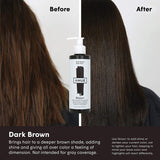 dpHUE Gloss+ Dark Brown Semi-Permanent Hair Color & Conditioner, 6.5 oz - Color Boost with Healthy Shine - Deep Conditioning Treatment - No Peroxide, Ammonia or Mixing - Gluten-Free, Vegan
