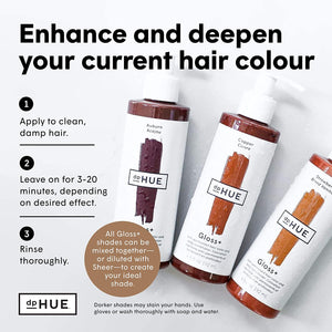 dpHUE Gloss+ - Auburn, 6.5 oz - Color-Boosting Semi-Permanent Hair Dye & Deep Conditioner - Enhance & Deepen Natural or Color-Treated Hair - Gluten-Free, Vegan