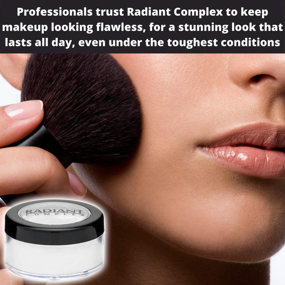 Radiant Complex Translucent Finishing Powder Applies over Primer and Makeup to Protect Your Palette, Control Oil and Preserve Your Contour or Preferred Professional Styling (1 - Pack)