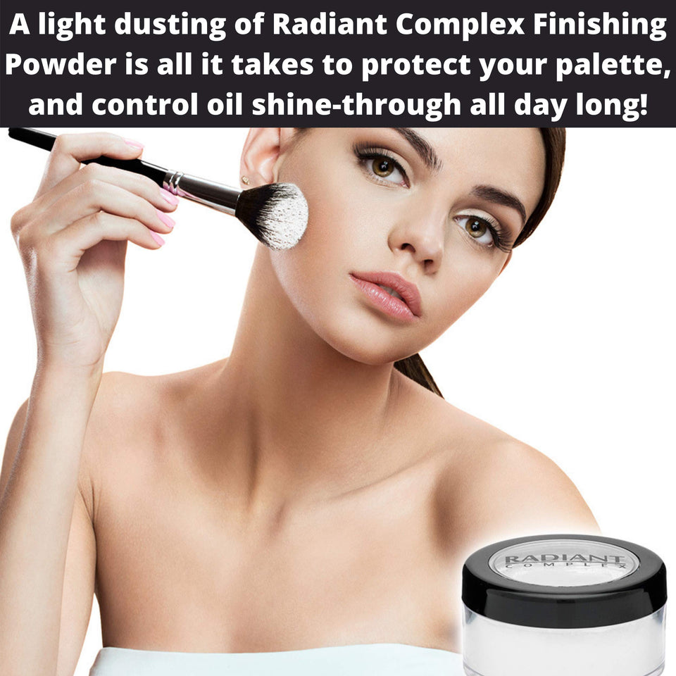 Radiant Complex Translucent Finishing Powder Applies over Primer and Makeup to Protect Your Palette, Control Oil and Preserve Your Contour or Preferred Professional Styling (1 - Pack)