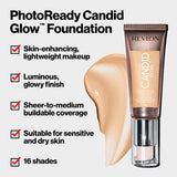 Revlon PhotoReady Candid Glow Moisture Glow Anti-Pollution Foundation with Vitamin E & Prickly Pear Oil, Anti-Blue Light Ingredients, without Parabens, Pthalates, and Fragrances, Creme Brulee, 0.75 oz