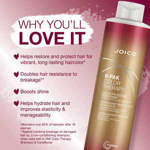 Joico K-PAK Color Therapy Color-Protecting Conditioner with Pump