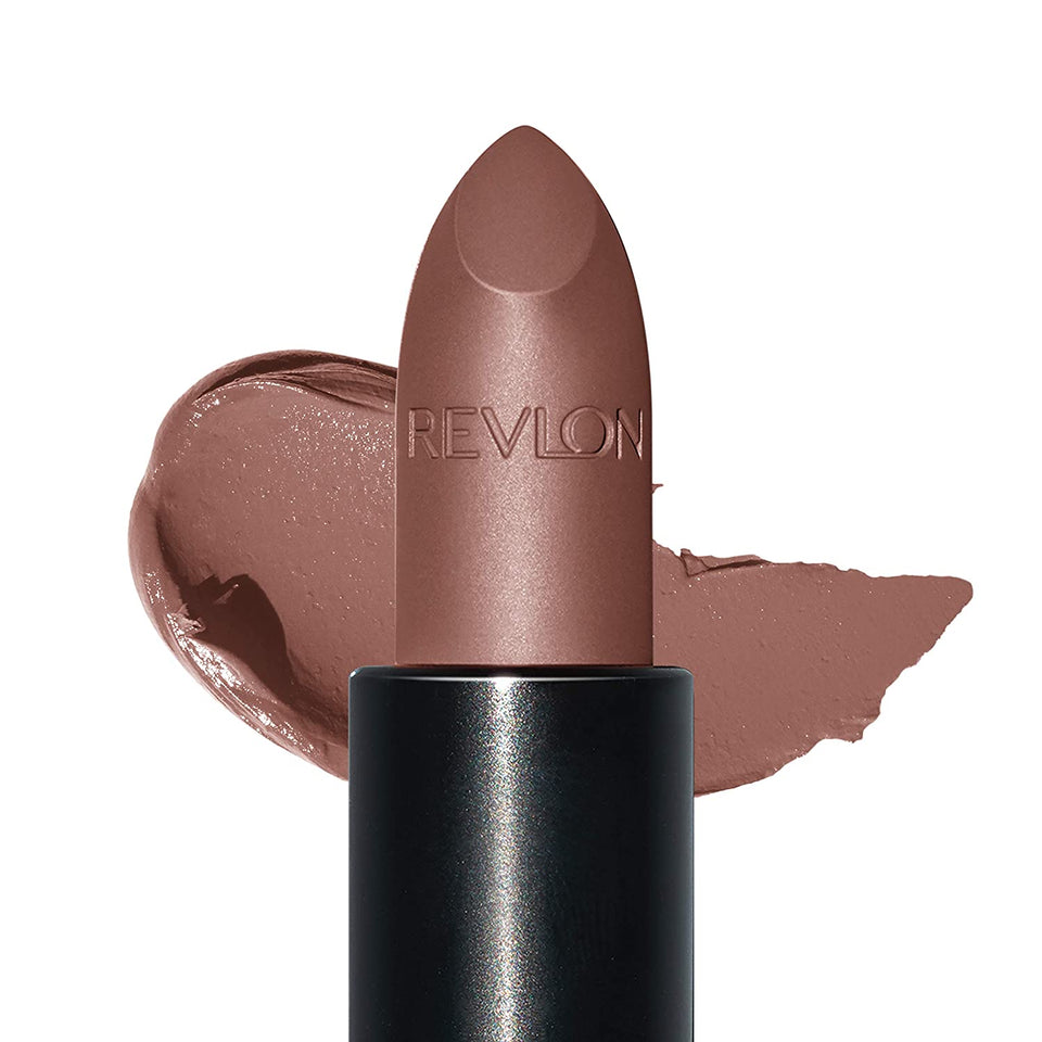 REVLON Super Lustrous The Luscious Mattes Lipstick, in Brown, 002 Spiced Cocoa, 0.74 oz