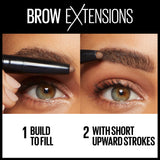 Maybelline New York Brow Extensions Fiber Pomade Crayon Eyebrow Makeup, 257 Medium Brown