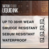 Maybelline TattooStudio Liquid Ink Liner Up To 36HR Wear, Sweat Resistant, Smudge Resistant, No Mess Removal, Longwear Liquid Eyeliner Makeup, Dark Henna Brown, 0.08 fl; oz.