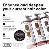 dpHUE Gloss+ Dark Brown Semi-Permanent Hair Color & Conditioner, 6.5 oz - Color Boost with Healthy Shine - Deep Conditioning Treatment - No Peroxide, Ammonia or Mixing - Gluten-Free, Vegan