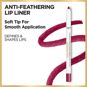 L'Oreal Paris Age Perfect Anti-Feathering Lip Liner, Nude Pink
