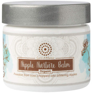 Nipple Cream For Breastfeeding Moms (2 oz.) - USDA Organic - Lanolin-Free Nipple Nurture Balm For Sensitive Skin - Made in USA - Baby Safe, No Need To Wipe