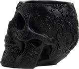 Skull Makeup Brush Holder Extra Large, Strong Resin Extra Large By The Wine Savant