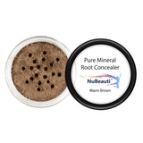 Root Concealer Touch Up Powder | All-Natural Crushed Minerals Without Brush | Fast and Easy Total Gray Hair Cover up For Black | Brown | Auburn and Blonde Hair .30 ounce (Without Brush, Warm Brown)