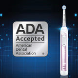Oral-B 8000 Electronic Power Rechargeable Battery Electric Toothbrush with Bluetooth Connectivity, Sakura Pink