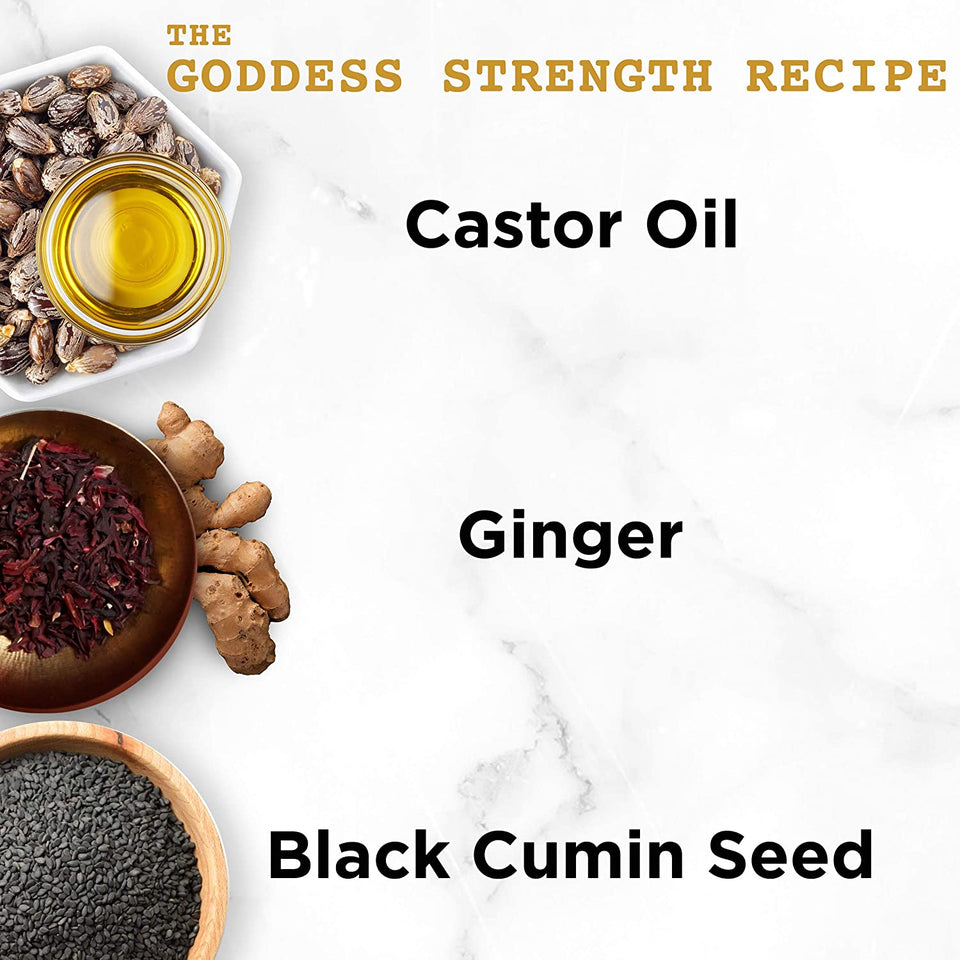Leave In Conditioner with Castor Oil, Black Seed Oil and Ginger | for Weak, Breakage Prone Hair | Goddess Strength by Carol's Daughter | Paraben Free | 10.1 Fluid Ounces