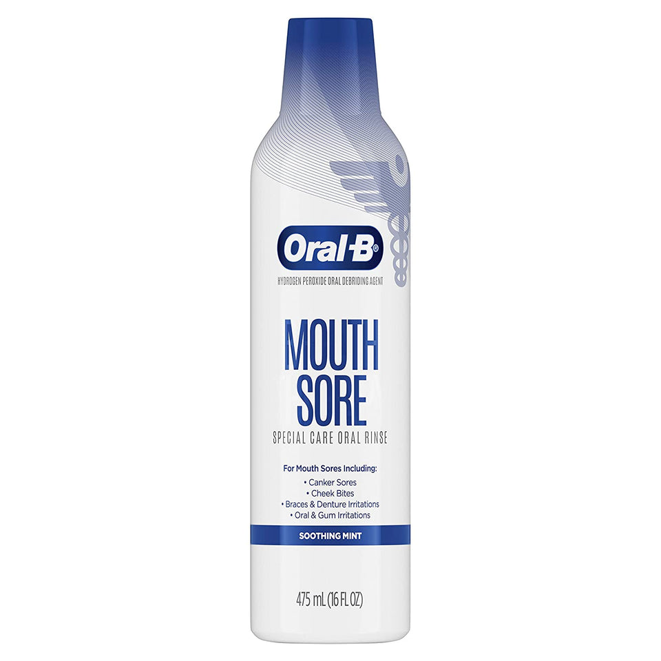 Oral-B Mouth Sore Mouthwash Special Care Oral Rinse, 16 fl oz