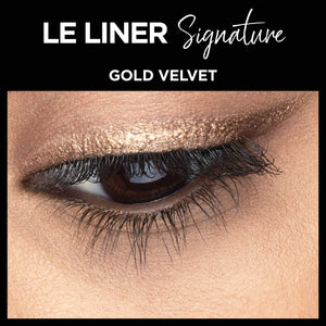 L'Oreal Paris Makeup Le Liner Signature Mechanical Eyeliner, Easy-Glide, Smudge Resistant, Bold Color, Long Lasting, Waterproof Eyeliner, Gold Velvet, 0.011 oz., 1 count