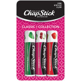 ChapStick Classic Spearmint, Cherry and Strawberry Lip Balm Tubes Variety Pack - 3 Count (Pack of 1)